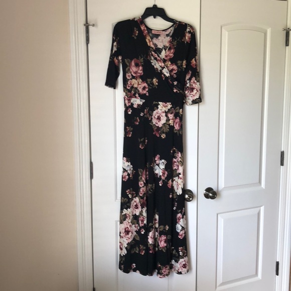 East Adeline Wrap Maxi Dress - Picture 1 of 3
